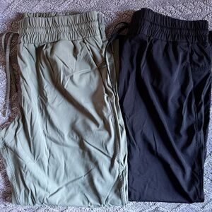Members Mark Travel Jogger Olive Green and Black Drawstring size XL